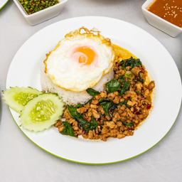 ข้าวกะเพราหมูสับ