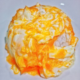 ข้าวไข่ขยี้ (2 ฟอง)