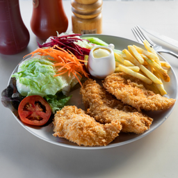 สเต๊กไก่ทอด