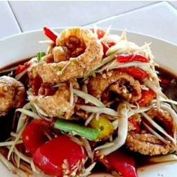 ตำเเคปหมู