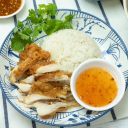 ข้าวมันไก่ทอด