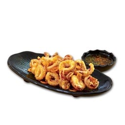 ปลาหมึกทอด