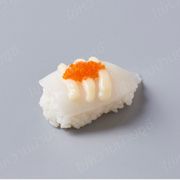 ซูชิปลาหมึกหิมะ-สลัด-