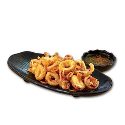 ปลาหมึกทอด