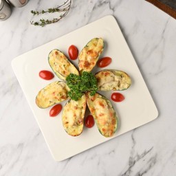 หอยแมลงภู่อบชีส