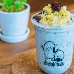 น้ำเต้าหู้งาดำปั่นถั่ว 5 สี