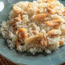 ข้าวผัดมันกากหมู