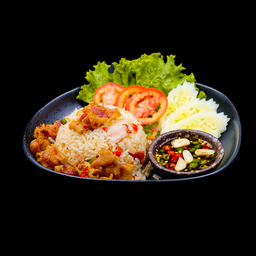 ข้าวผัดเบคอนพริกสด!