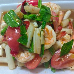 ตำไหลบัวกุ้งสุก