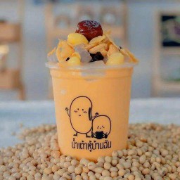 น้ำเต้าหู้ชาไทยปั่น