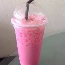 นมชมพูเย็น