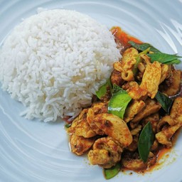ข้าวไก่พริกแกง