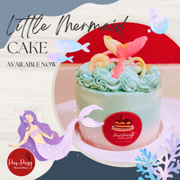 Little Mermaid Cake เค้กนมสดลิตเติ้ลเมอร์เมด