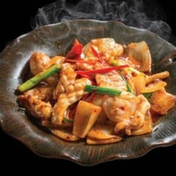 หมึกผัดไข่เค็ม