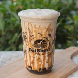 ใส่นมบราวน์ชูการ์ครีม