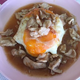 ไข่ข้นหมูผัดกระเทียม