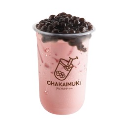 ชานมสตอเบอรี่ Strawberry Milk Tea