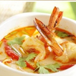 ต้มยำรวมมิตรทะเล(กับข้าว)