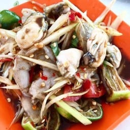 ตำปูปลาร้ากุ้งสดหอยนารม