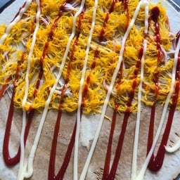 เครปฝอยทอง ปูอัด