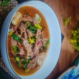 แกงอ่อมเนื้อลายขม