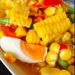 ตำข้าวโพดข่เค็ม