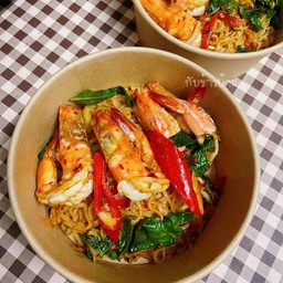 มาม่ากุ้งผัดน้ำพริกเผา