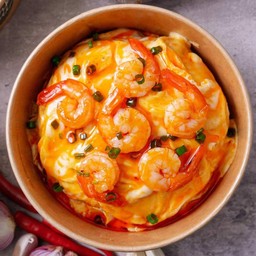 ข้าวไข่ข้นกุ้ง