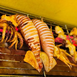 หมึกกล้วยย่าง