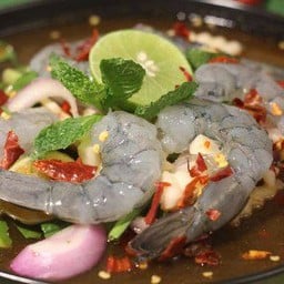 ยำกุ้งสด