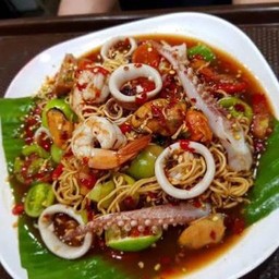 ตำมาม่าทะเลจุกๆ