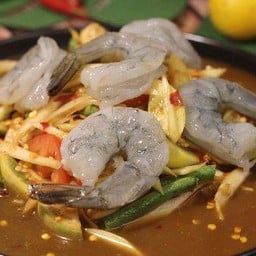 ตำกุ้งสด