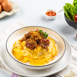 ข้าวไข่ข้นหมูก้อนรังนกตะไคร้หอม