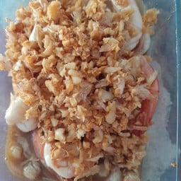 กุ้งทอดกระเทียม เป็นกับข้าว