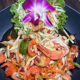 ส้มตำกุ้งสด