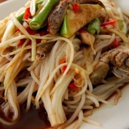 ตำซั่วปูปลาร้า