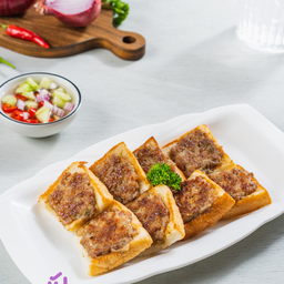 ขนมปังหน้าหมู(ย่าง)ใช้เวลา