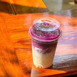 มันม่วง - นมสด