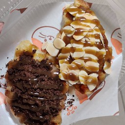 จับคู่ โอวัลตินเฟลค+คาราเมล&อัลมอนด์+คาราเมล