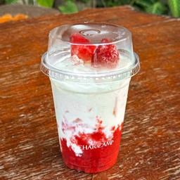 สตรอว์เบอร์รี่ - นมสด