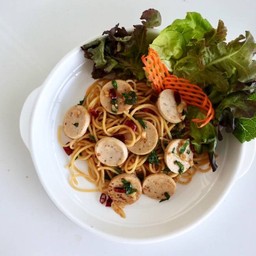 สปาเกตตี้ขี้เมาไก่ยอ