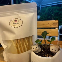 ปังกรอบเนยหนึบ หน้าเนยนม