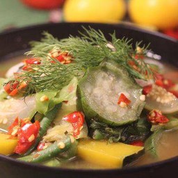 แกงอ่อมผักล้วน