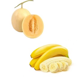 แคนตาลูป+กล้วย