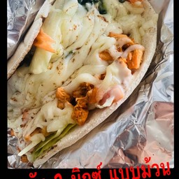 เคบับไก่+ผักโขมเบิร์นชีส แบบม้วน