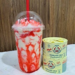 นม หมี ปั่น สตอเบอรี่   ขายดี