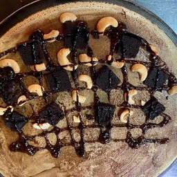 เนยถั่ว+เม็ดมะม่วง+บราวนี่