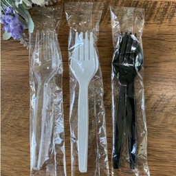 ช้อนพลาสติก 1 คู่