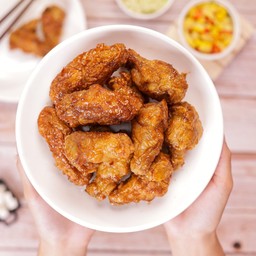 ไก่ทอดเกาหลี ปีกบน 4 ชิ้น