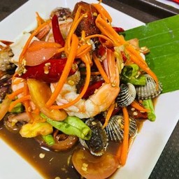 ตำเกาเหลาทะเลรวม